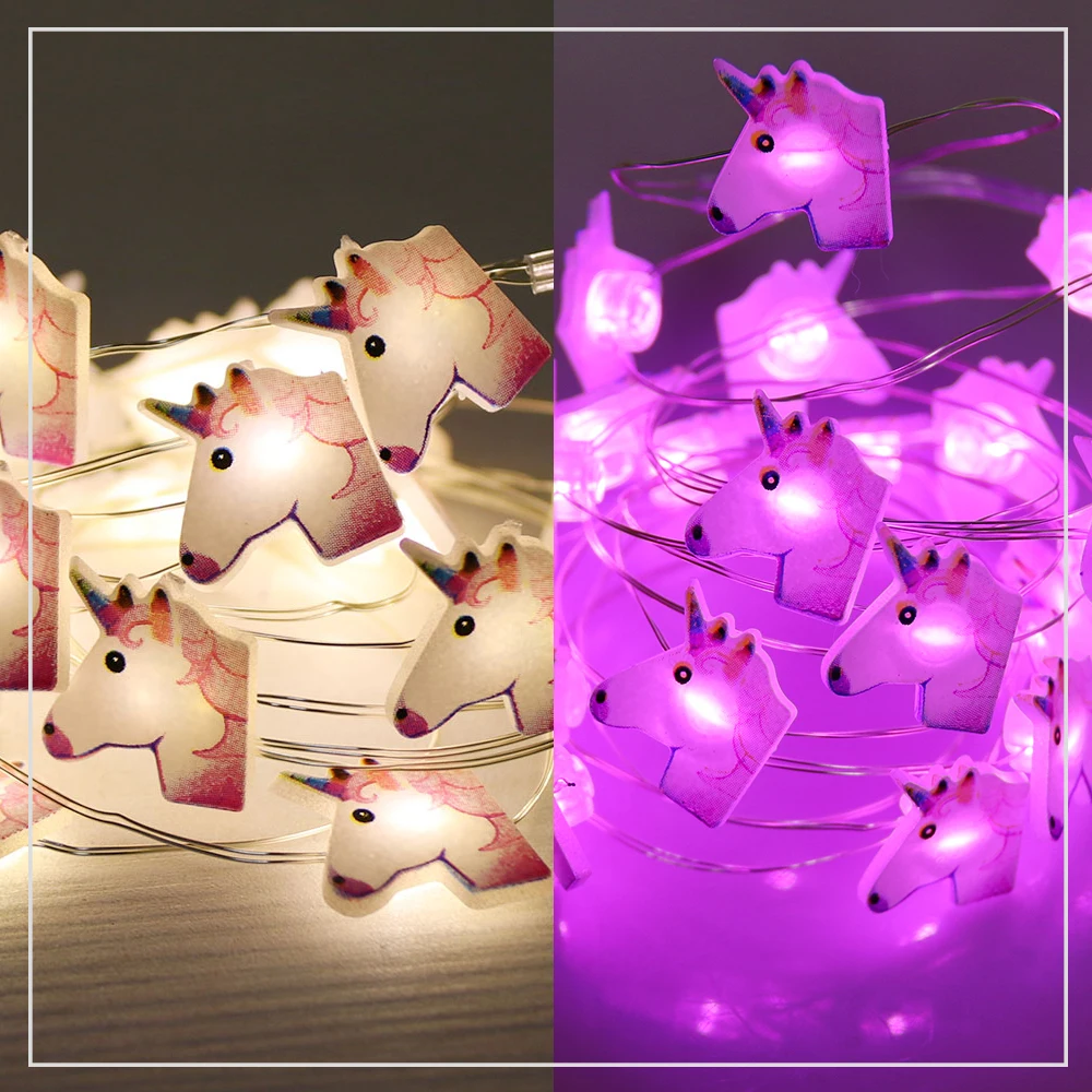 2 м Медный провод гирлянды животных аксессуары светодиодный фея лампы на