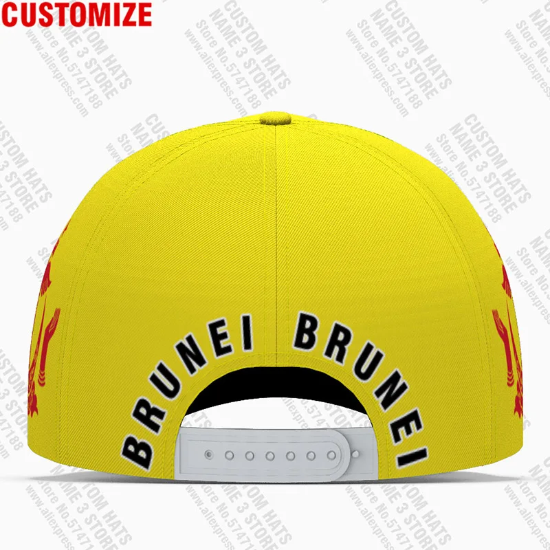 Бейсболки с логотипом команды Бруней кепки индивидуальным именем и номером для