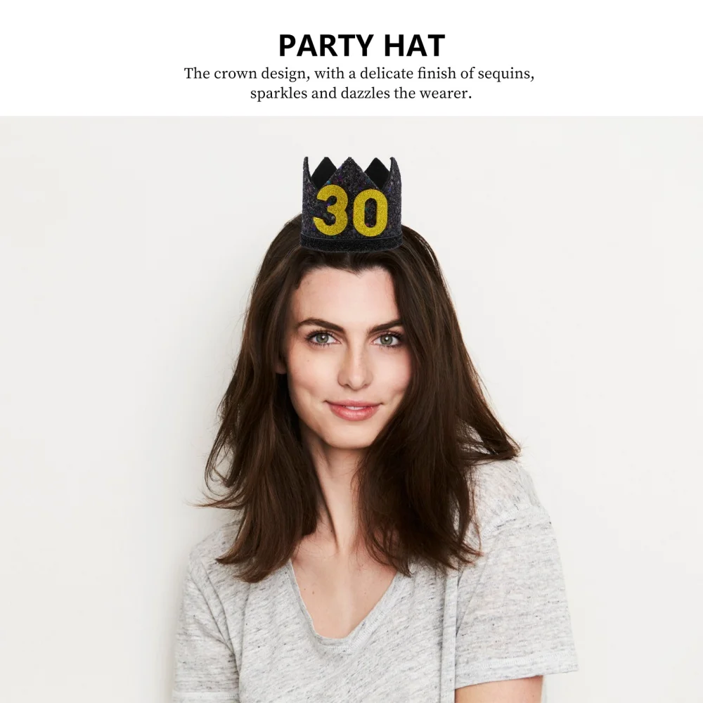 

1Pc Birthday Party Hat Photography Hat Adorable Crown Hat Head Hat Adornment