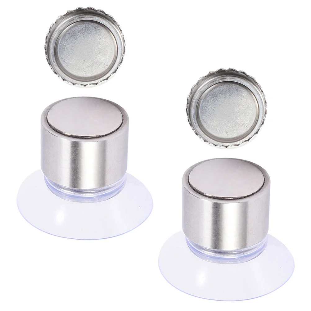 

2 Sets of Wall-mounted Magnetic Soap Suction Holder Suction Cup Soap Holder
