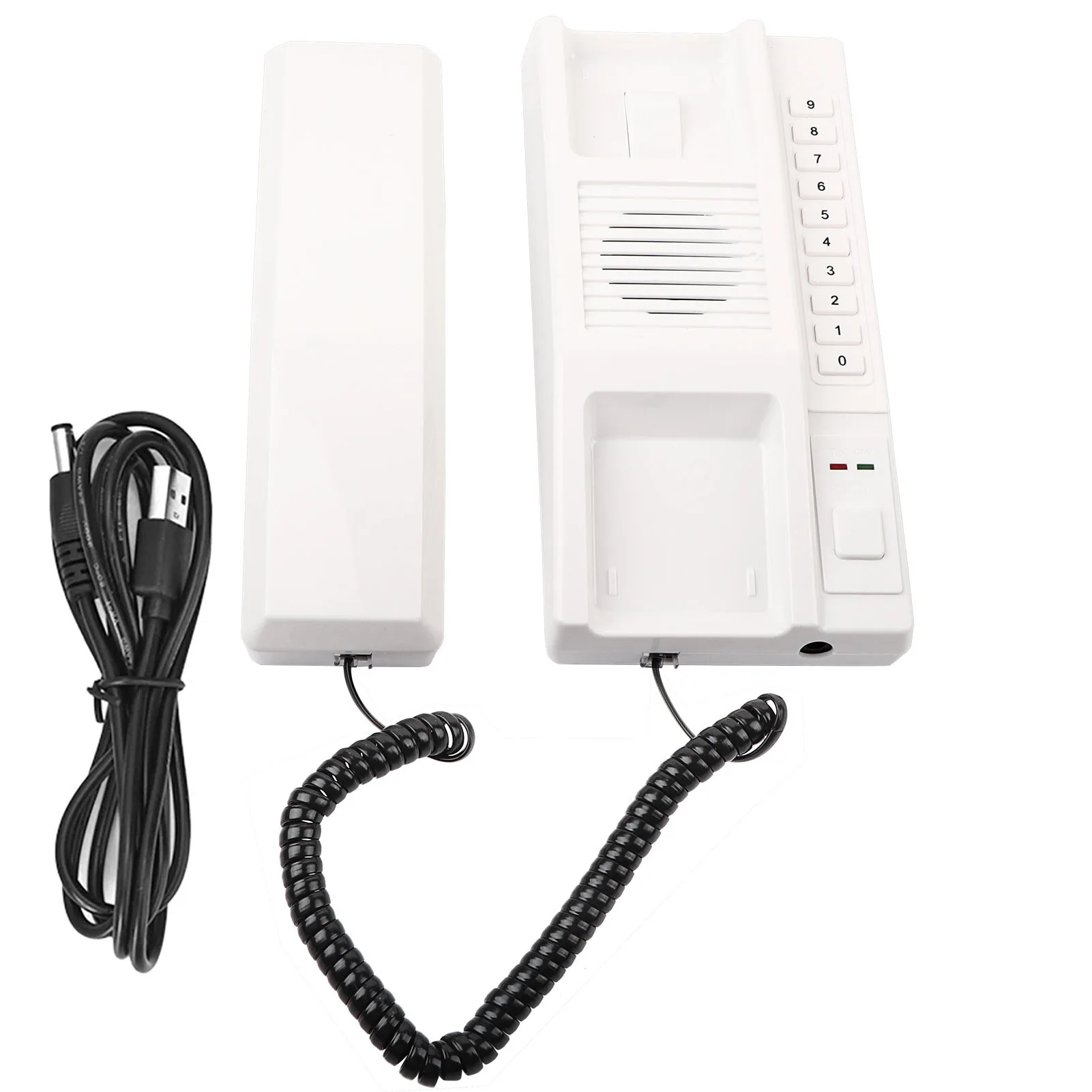 

1 piece Walkie Talk Telephone Intercom 433Mhz Wireless Intercom System Secure Handsets Extendable for Warehouse Office