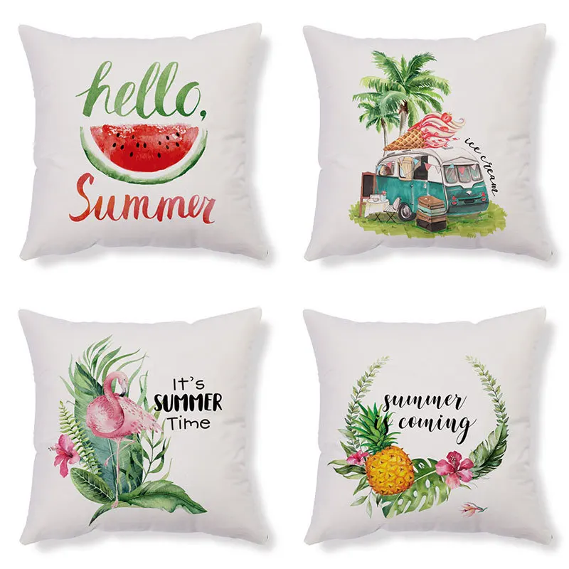 

2021 Summer Pillow Case Office Home Decor Sofa Car Cushion Covers Outdoor Camping Throw Pillow Cover 45x45cm