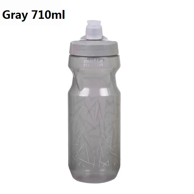 Gray 710ml Costelo велосипедный клуб велосипедный велосипед бутылка воды для велосипедиста Спортивная бутылка для воды 710 мл магнитный держатель для бутылки воды бутылка для гольфа Raph - Цвет: Gray 710ml