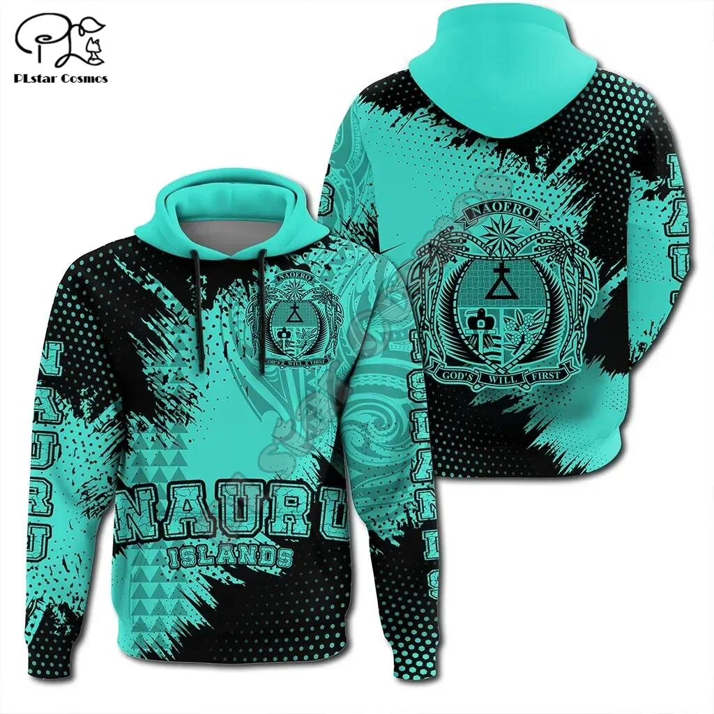 

NewFashion Nauru Micronesia Island Country Flag Tribal Culture Retro Pullover 3DPrint Men/Women Autumn Colorful Funny Hoodies 11
