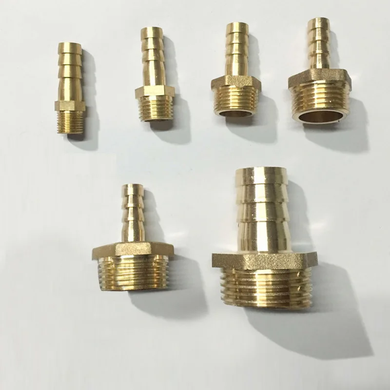 6 мм 8 10 латунная медная труба соединения 1/8 &quot1/4" 1/2 "штуцер шланга хвоста BSP