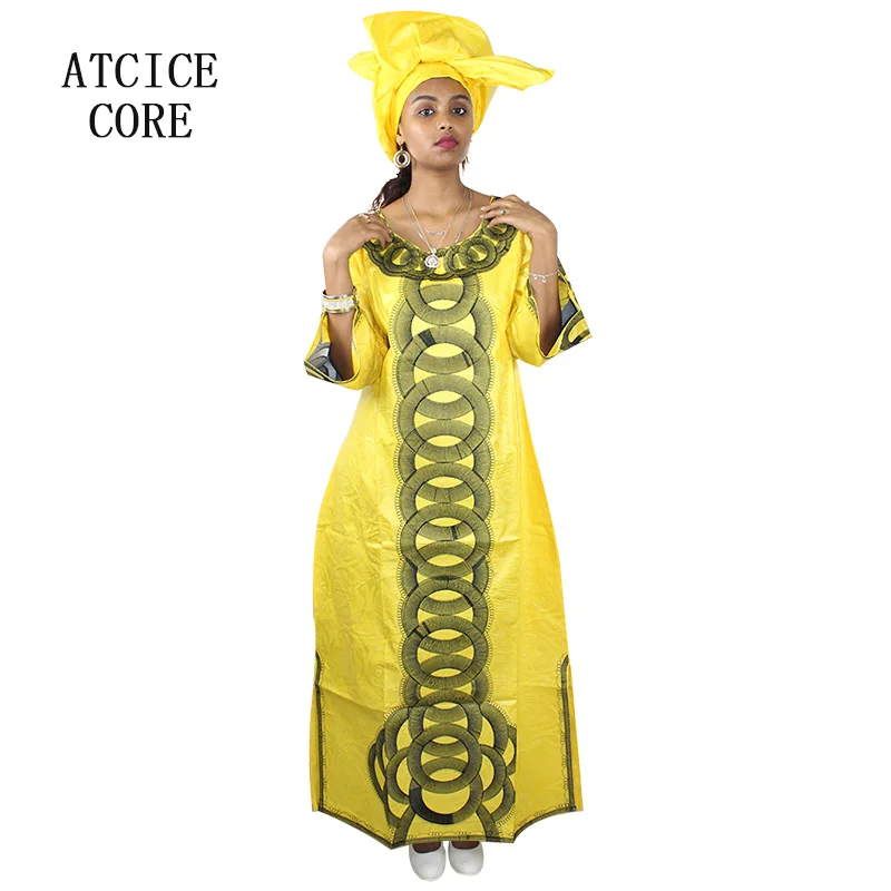 Африканские платья для женщин коллекция 2018 года Африканский базин богатый