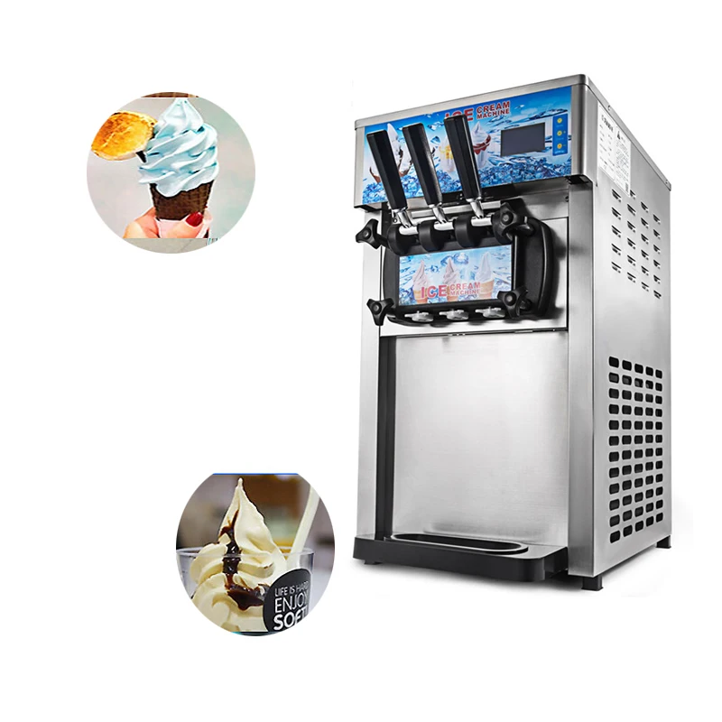 

Ice Cream Machine Commercial Automatic Soft Ice Cream Sundae Ice Cream Machine Fruit Ice Cream Making Machine