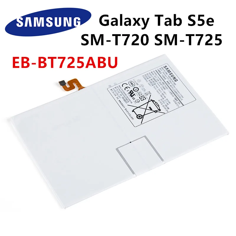 

SAMSUNG original EB-BT725ABU 7040mAh Replacement Tablet Battery For Samsung Galaxy Tab S5e T725C T720 SM-T720 SM-T725