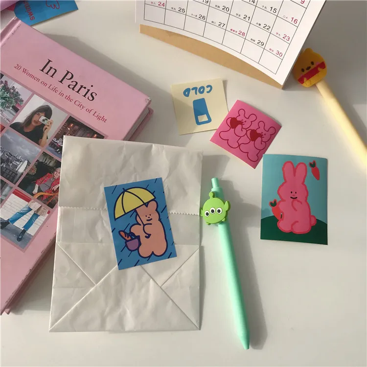 Водонепроницаемая декоративная наклейка SIXONE для блокнота 11 листов|Канцелярские