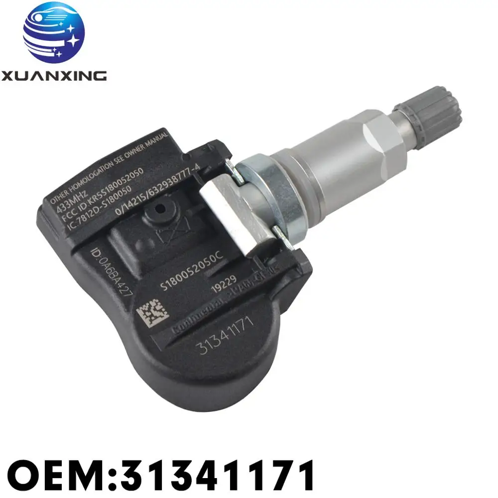 

OEM 31341171 Tire Pressure Sensor Monitoring System TPMS 433MHz For Volvo C30 C70 S40 S60 S70 S80 V40 V50 V60 XC60 XC70 S1800520