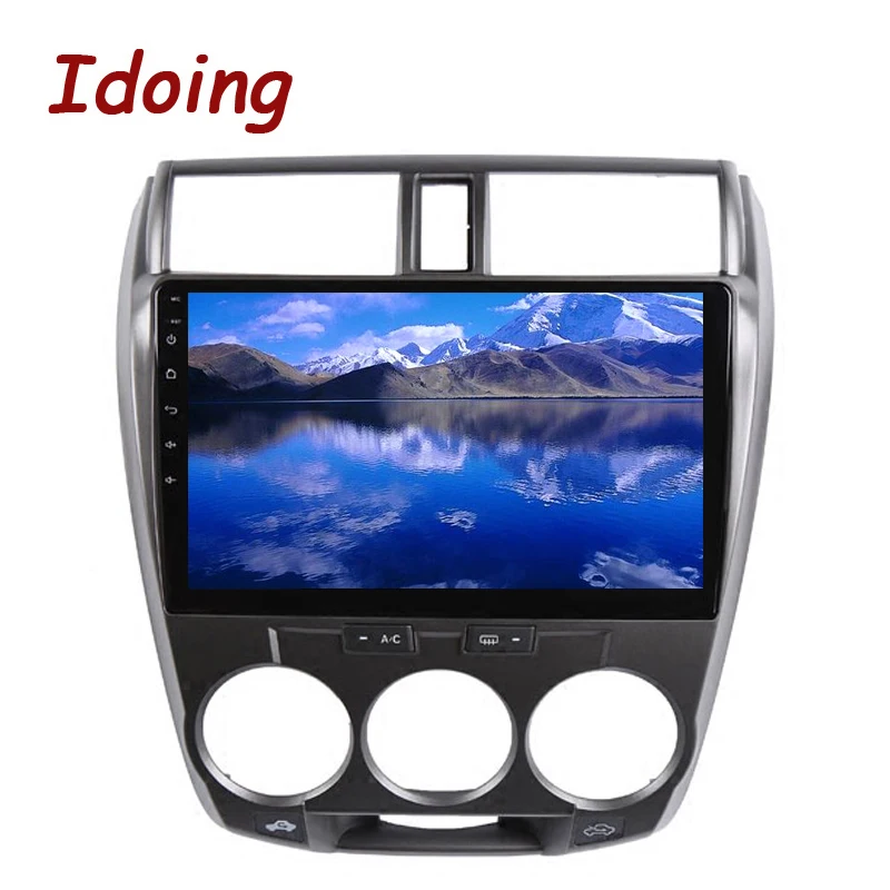 

Idoing 10.2"4G+64G Car Head Unit Android Radio Multimedia Player For Honda City 2008-2013 GPS Navigation Glonass 2.5D QLED DSP