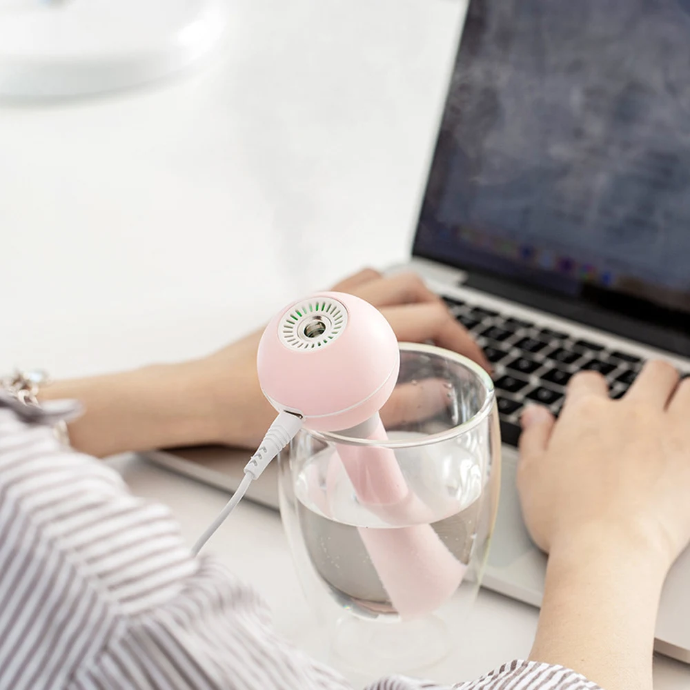 USB портативный увлажнитель воздуха Алмазный флакон Арома диффузор тумана для