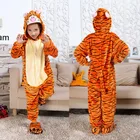 Детские пижамы, зимняя одежда для сна, комбинезон для мальчиков и девочек, пижамные комплекты, детские пижамы с милым медведем, кошкой, единорогом, комбинезон с тигром, животными