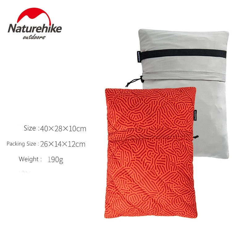 Orange Red Naturehike путешествия складная подушка лампа губка вес и мягкий Портативный Сверхлегкий туризм кемпинг 3 цвета NH19ZT001 - Цвет: Orange Red