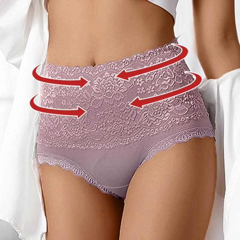 

Women's Seamless Panties Sexy Lingerie Women's Underwear Breathable High Waist Brief Hip Lift Underpanties Female Lace Panties