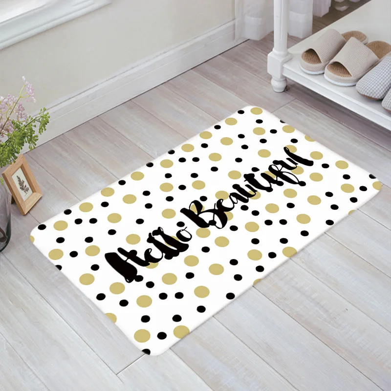 Hello красивые коврики противоскользящий ковер коврик для входа в ванную комнату