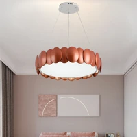 modern pendant lamp designer petal like led hanging lamp for study kitchen living dining room nordic decor pendant lights fixtur