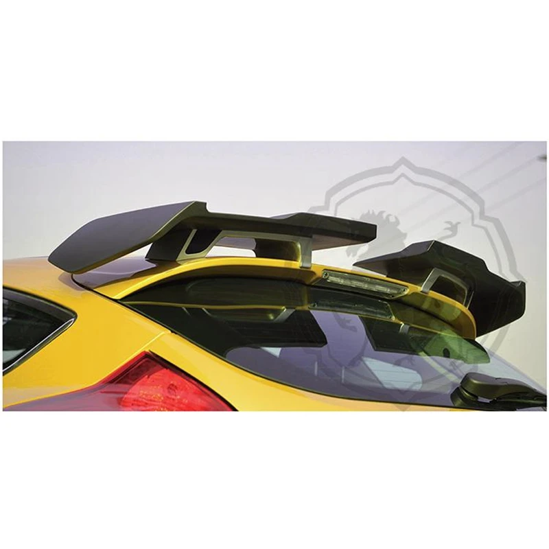 Для Ford Focus Хэтчбек 2012- ABS пластиковый Неокрашенный праймер цвет задний спойлер крыло багажника крышка протектор автомобиля Стайлинг