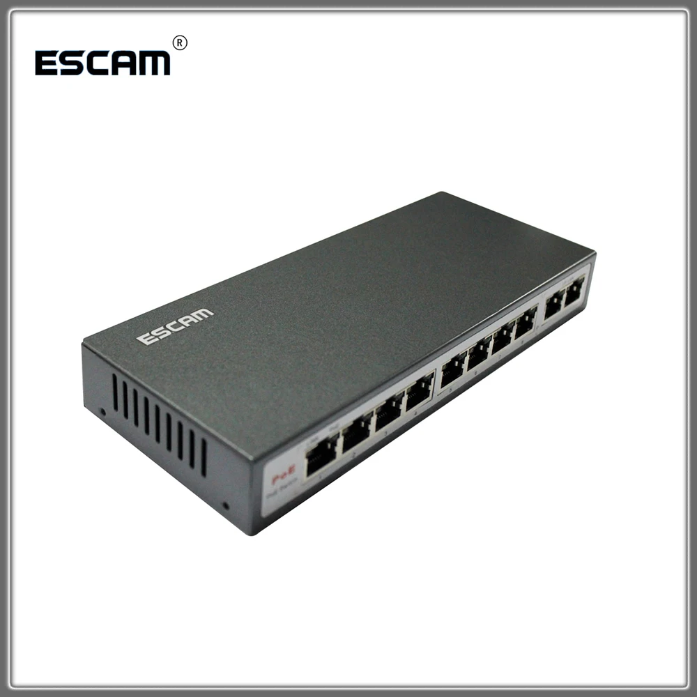 Коммутатор питания через Ethernet 10 портов (8 портами POE + устройство работающее от