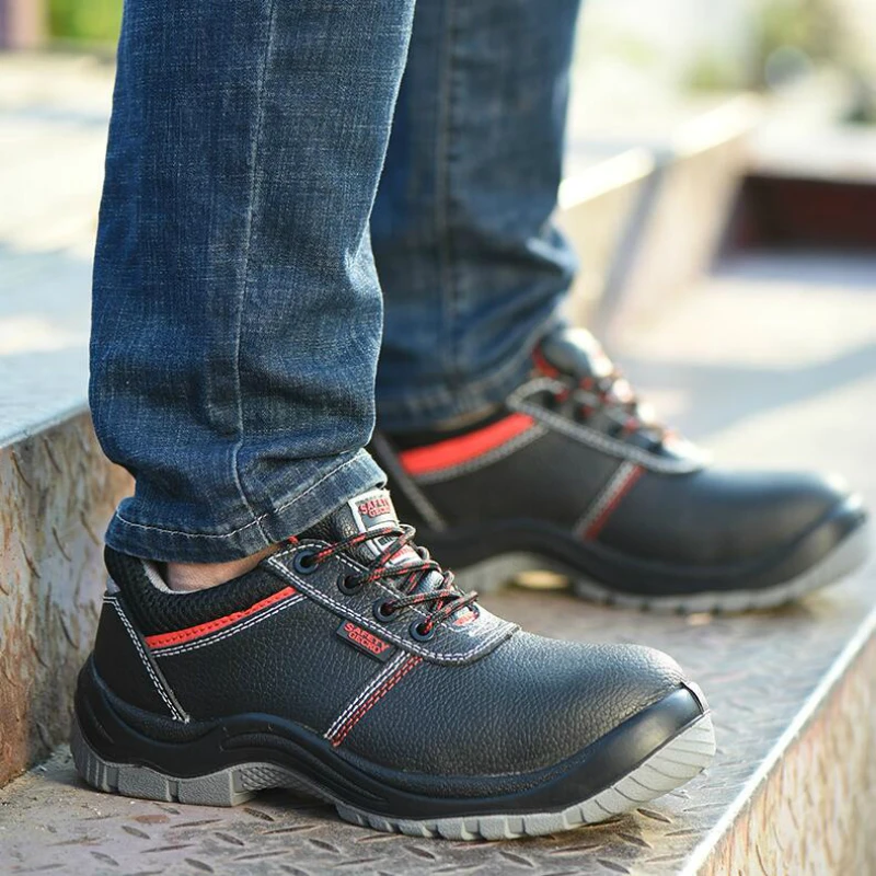 

Мужская повседневная Рабочая защитная обувь со стальным носком, Рабочая обувь большого размера для строительных площадок, Рабочая обувь из...