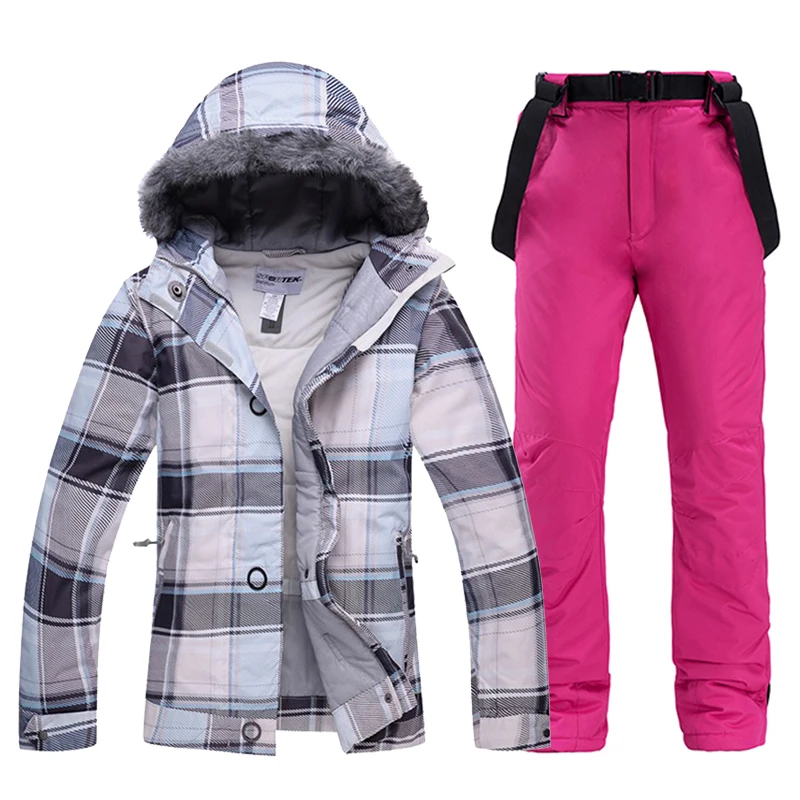Недорогая одежда для девочек зимний костюм комплекты одежды сноуборда 10k