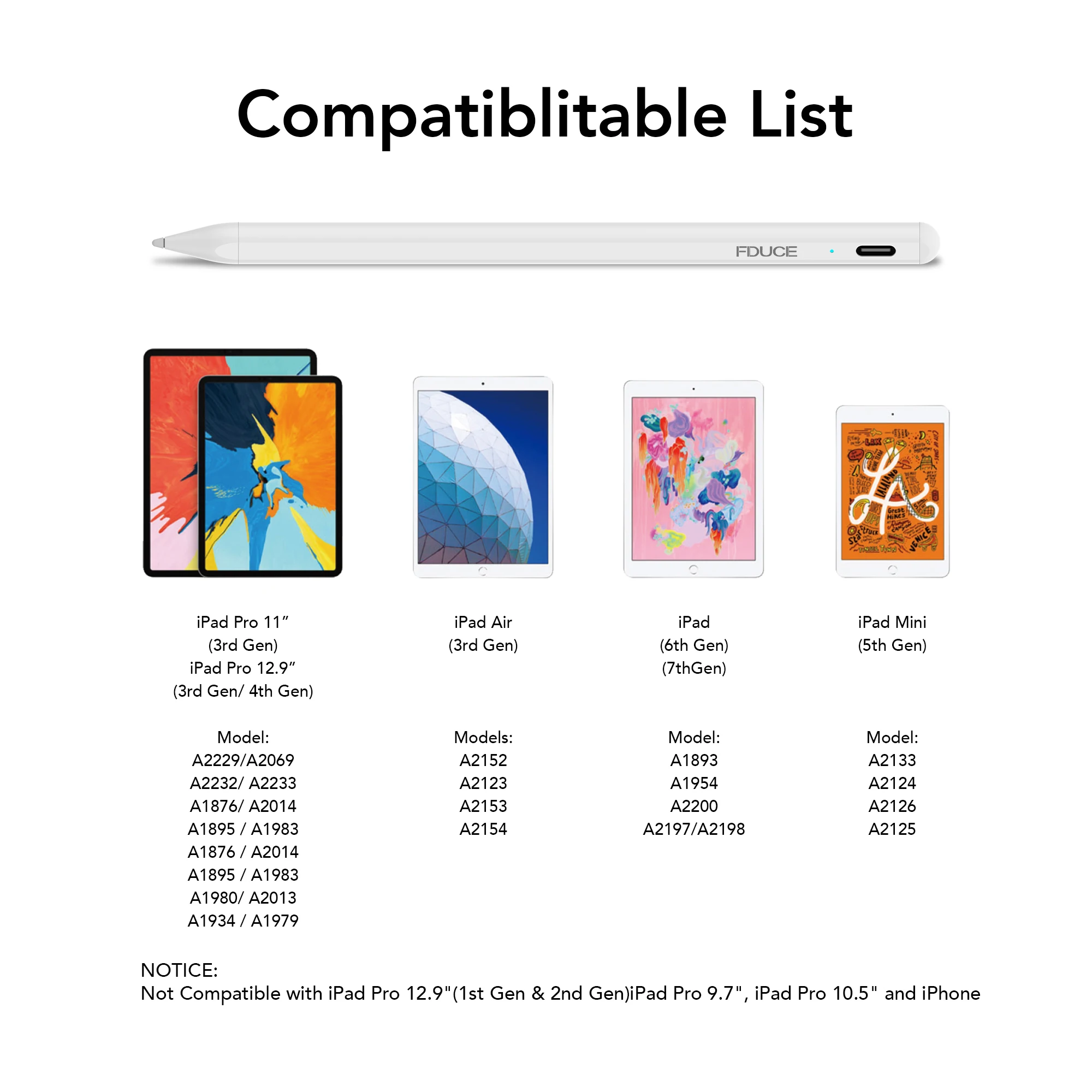 Новинка стилус ручка для сенсорного экрана apple iPad выделенное второе поколение 2020