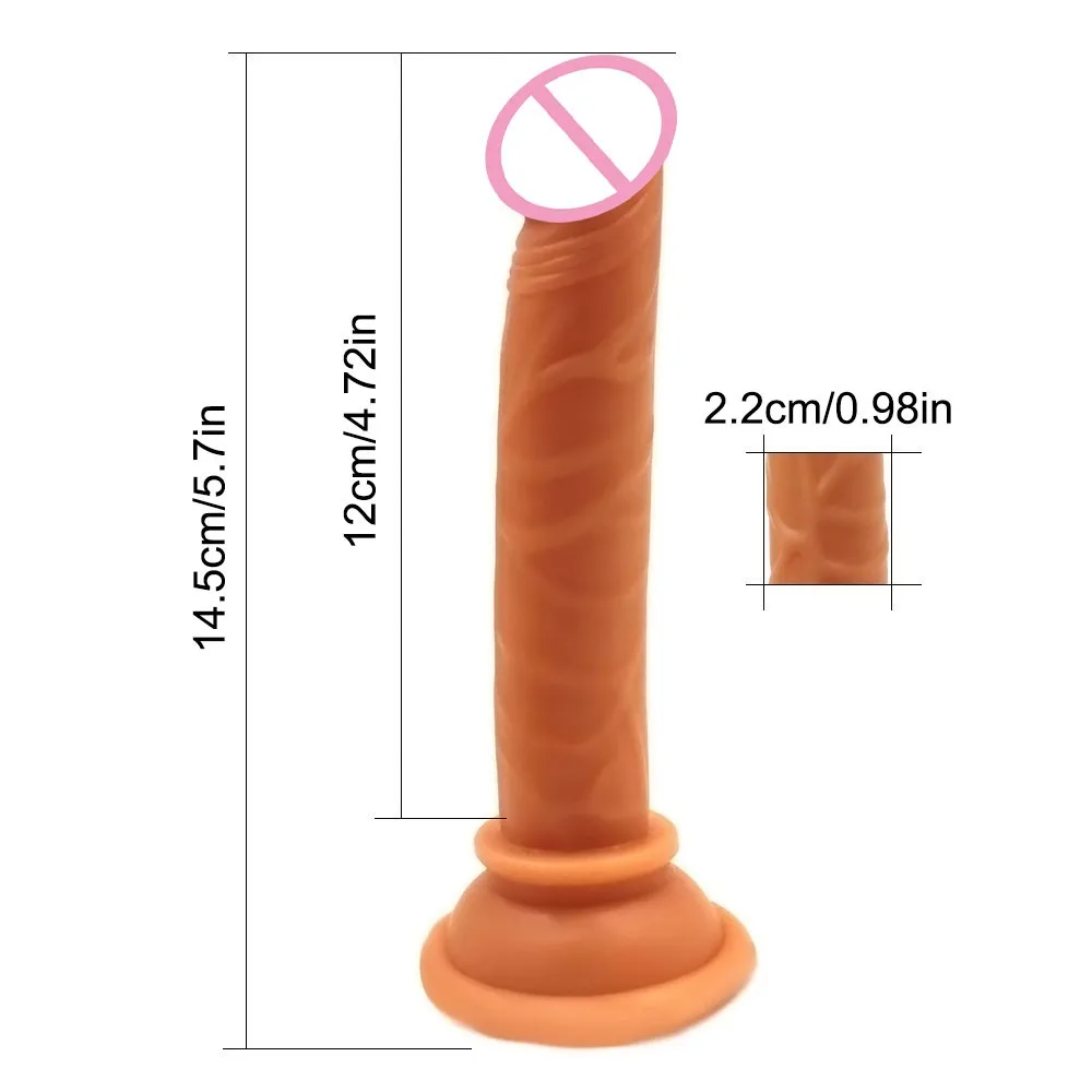 Мягкий фаллоимитатор массажер для клитора Женский мастурбатор точки G Анальная