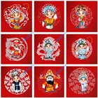 Алмазная 5d Вышивка сделай сам, полная мозаика, Мультяшные персонажи пекинской оперы, алмазная живопись, домашний декор, наборы для вышивки крестиком, художественная живопись