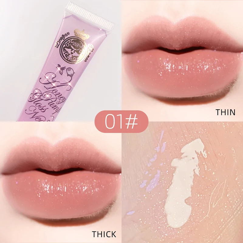 

12 Color Mirror Plumper Glitter Lip Glaze not Easy to Stain Lasting Waterproof Moisturizing With Flash Lipstick Gifts for Girls