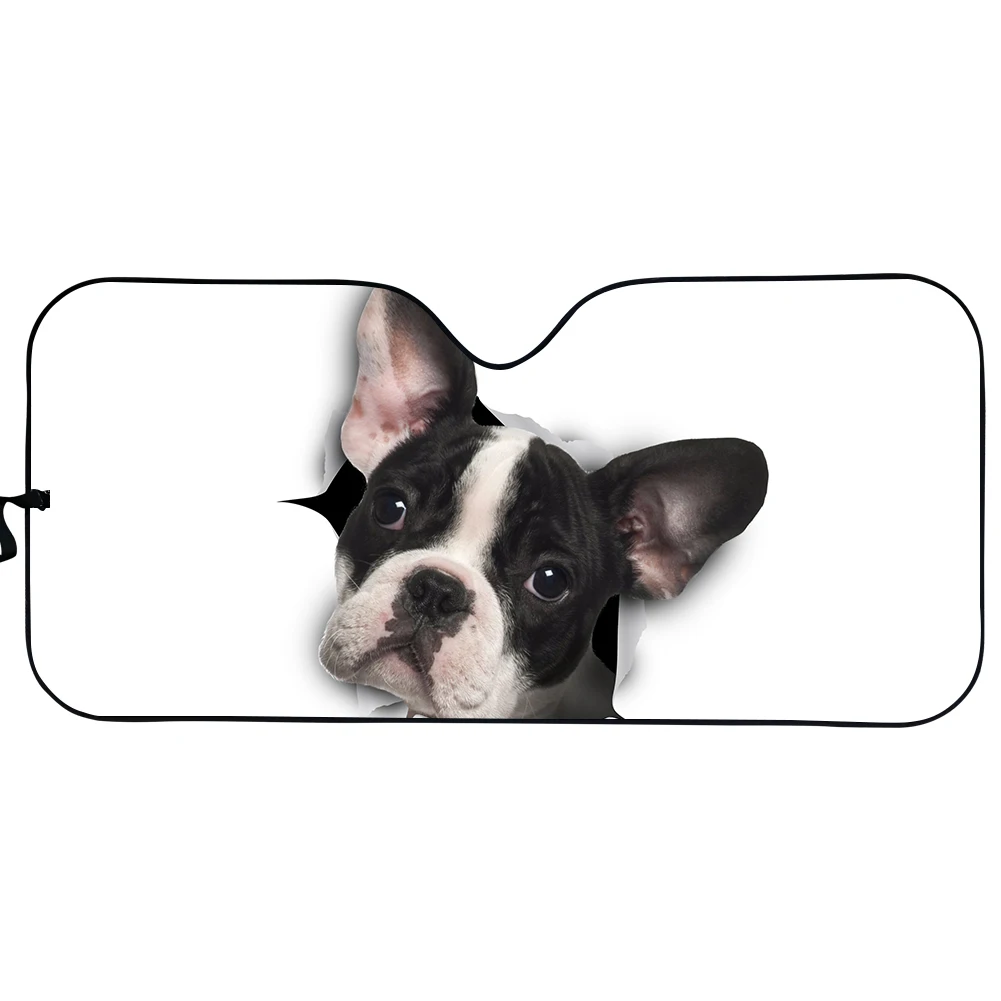 

PinUp Angel Stylish Car Windshield Sunshade Cover Pet Dog Doggie Doggy Puppy Prints Car Sun Shade for Window Auto Accessories