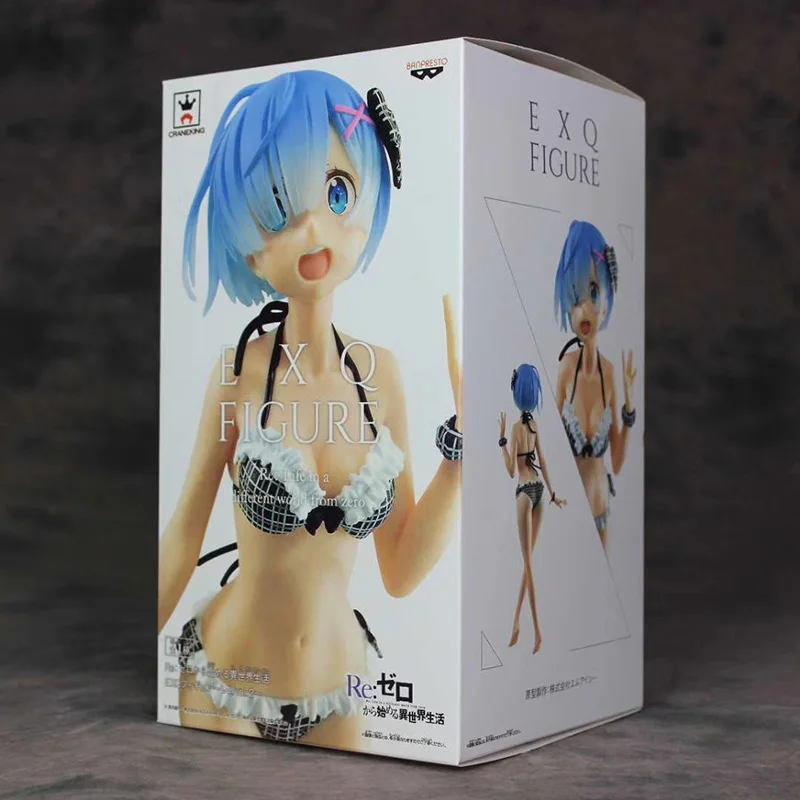22 см Re: жизнь в другом мире от нуля Рем Рам ПВХ фигурка служанки девушка Ver. Rem