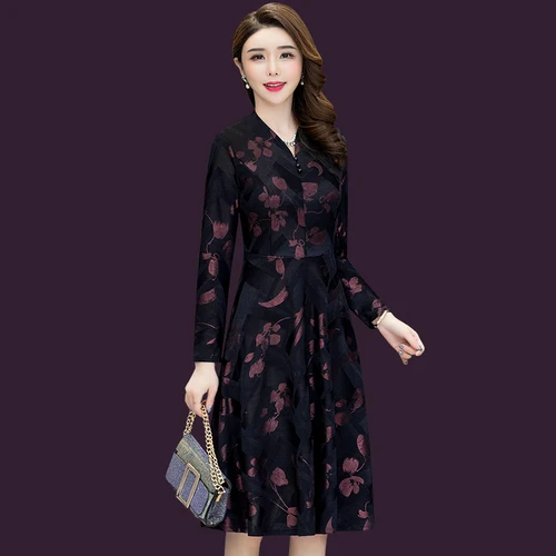 2021 Осень Новые популярные Стиль сексуальное платье с v-образным воротом дизайн