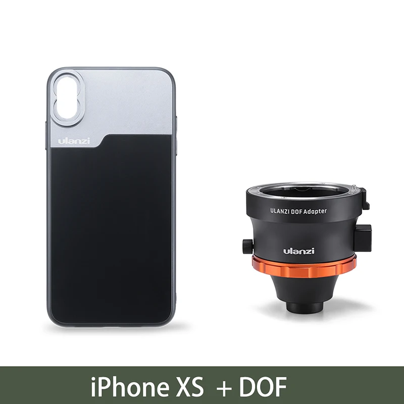 Адаптер Ulanzi DOF E Mount Full Frame camera Lens Adapter адаптер для смартфонов SLR/DSLR& cinema Lens Adapter для телефонов iPhone Andriod - Цвет: W iPhone XS case