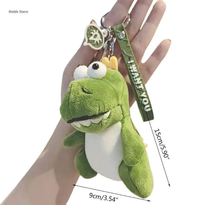 

1Pcs Cartoon Little School Bag Cute Pendant Plush Toy, Sweetheart Doll Dinosaur Pendant Animal Plush Doll Toy