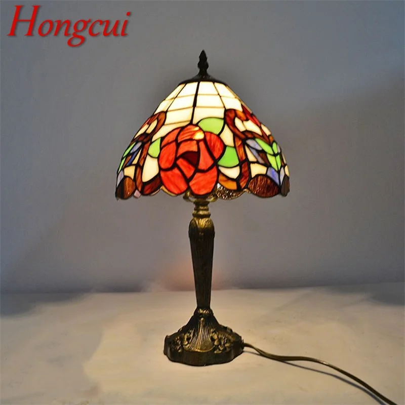 

Hongcui Dimmer Table Lamps LED Colorful Desk Light Creative Contemporary for Home Bedroom Decoration