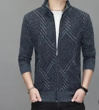 Мужской кардиган теплый свитер мужские кардиганы зимние толстые куртки пальто