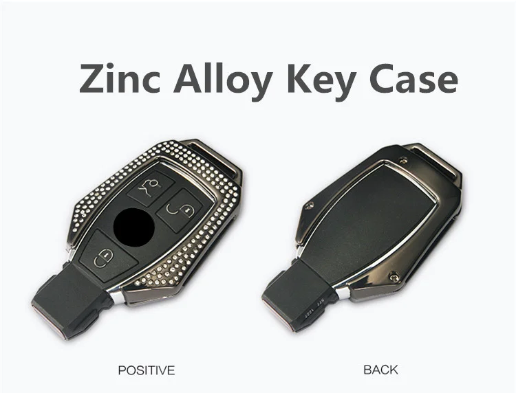 Чехол для автомобильного ключа из цинкового сплава с бриллиантами чехол