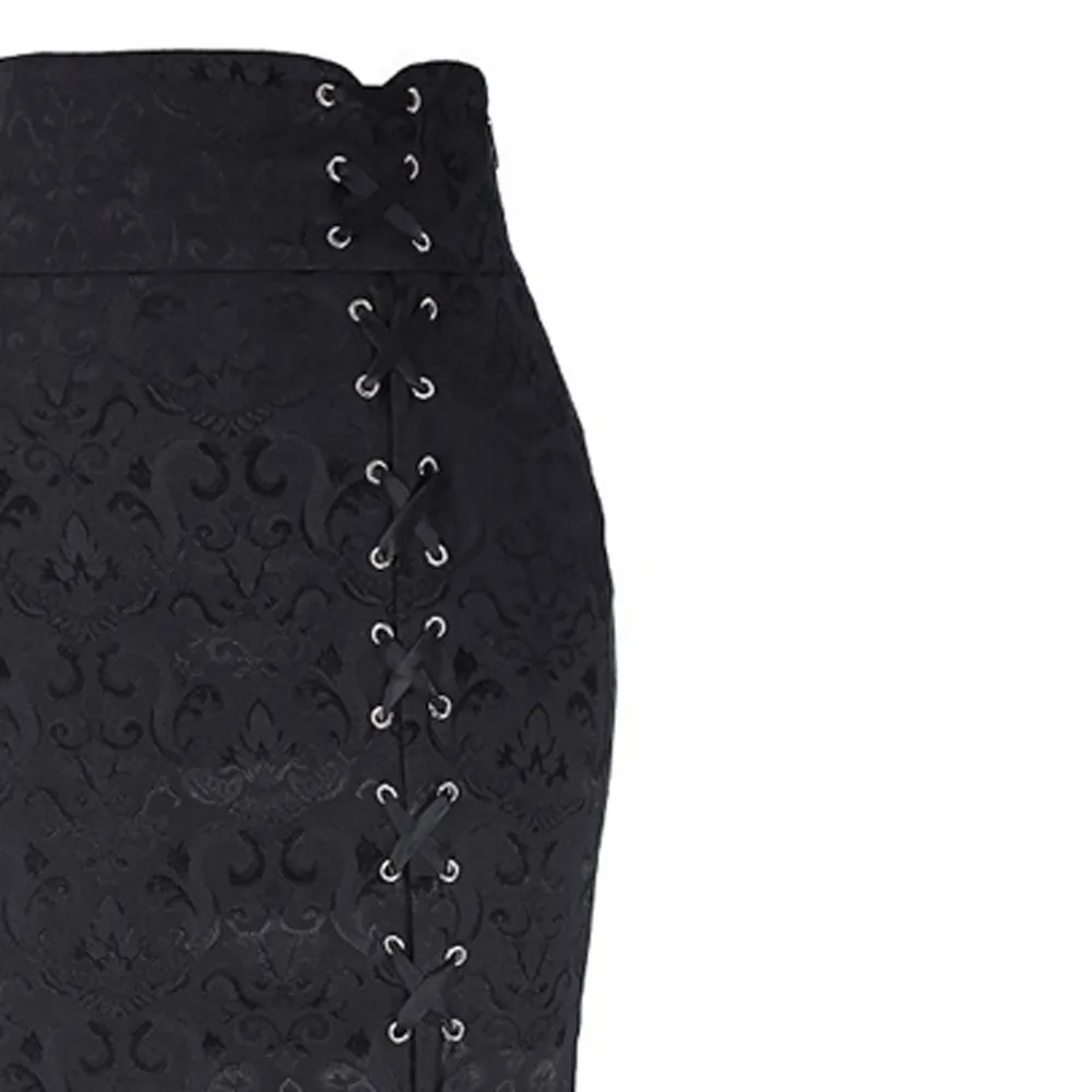 Женские винтажные юбки готическая юбка-готика длинная юбка в стиле стимпанк