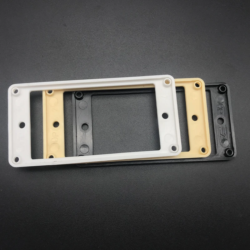 2 шт. из АБС пластика с плоским дном хамбакера монтажное кольцевые рамы для LP