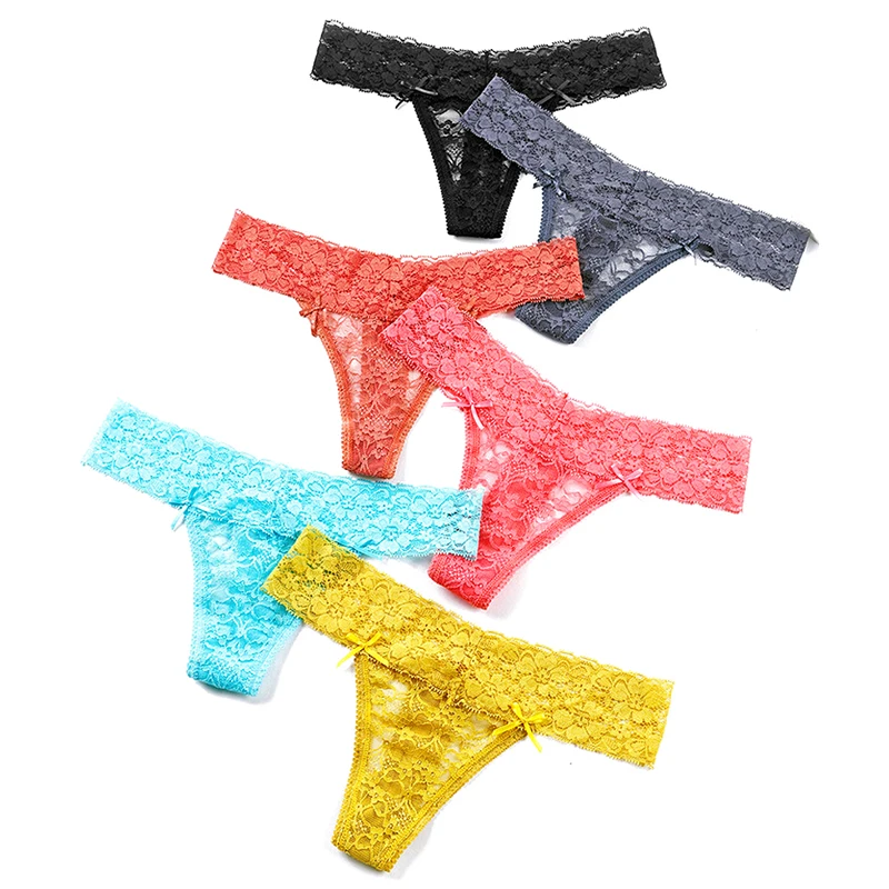 Сексуальные кружевные трусики женские стринги прозрачные с вырезами бесшовные