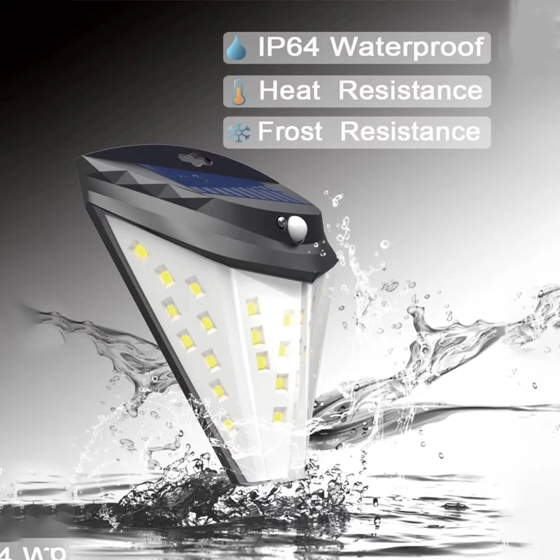 

New Series Solar Wall Light LED Outdoor Solar Lamp Power PIR Motion Sensor Wall Waterproof Garden Street Lamp for Decoration