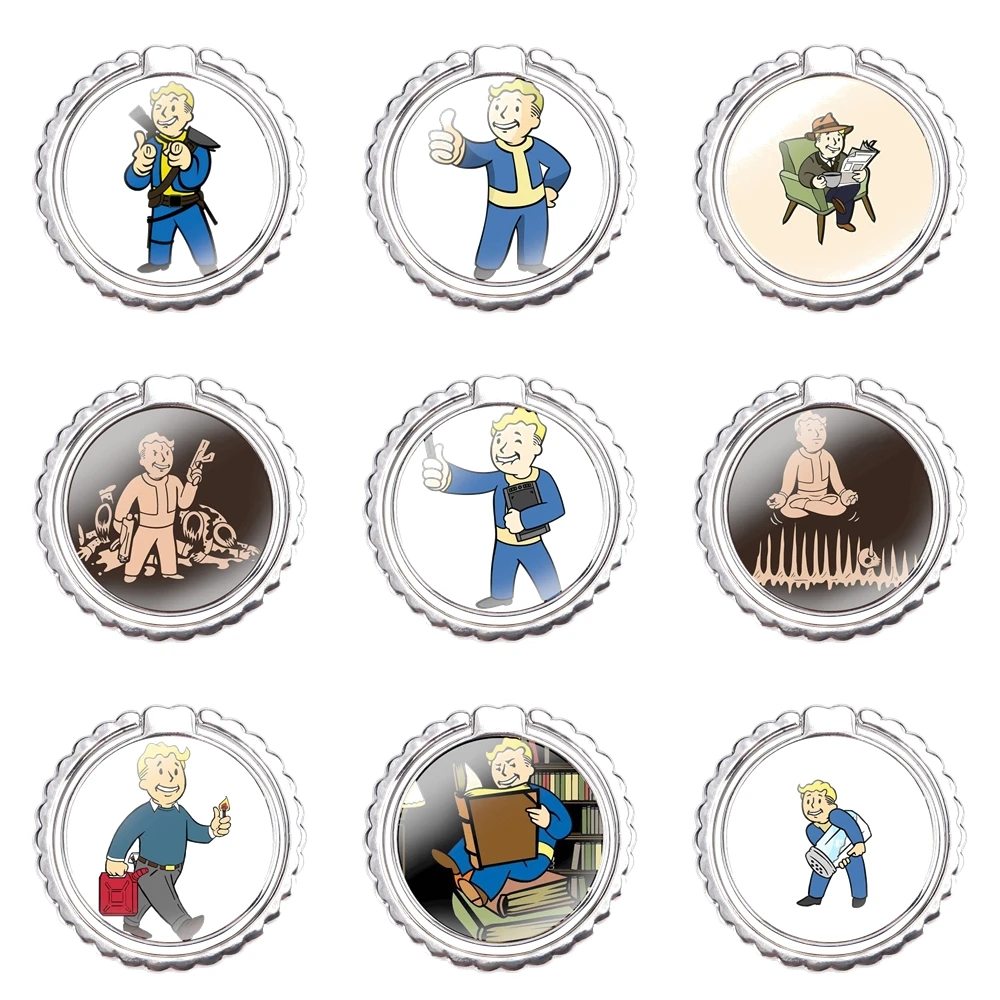 Пип бой fallout удивительный держатель для мобильного телефона кольцо на палец