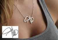 personal signature necklace signature necklace name necklace handwritten name necklace