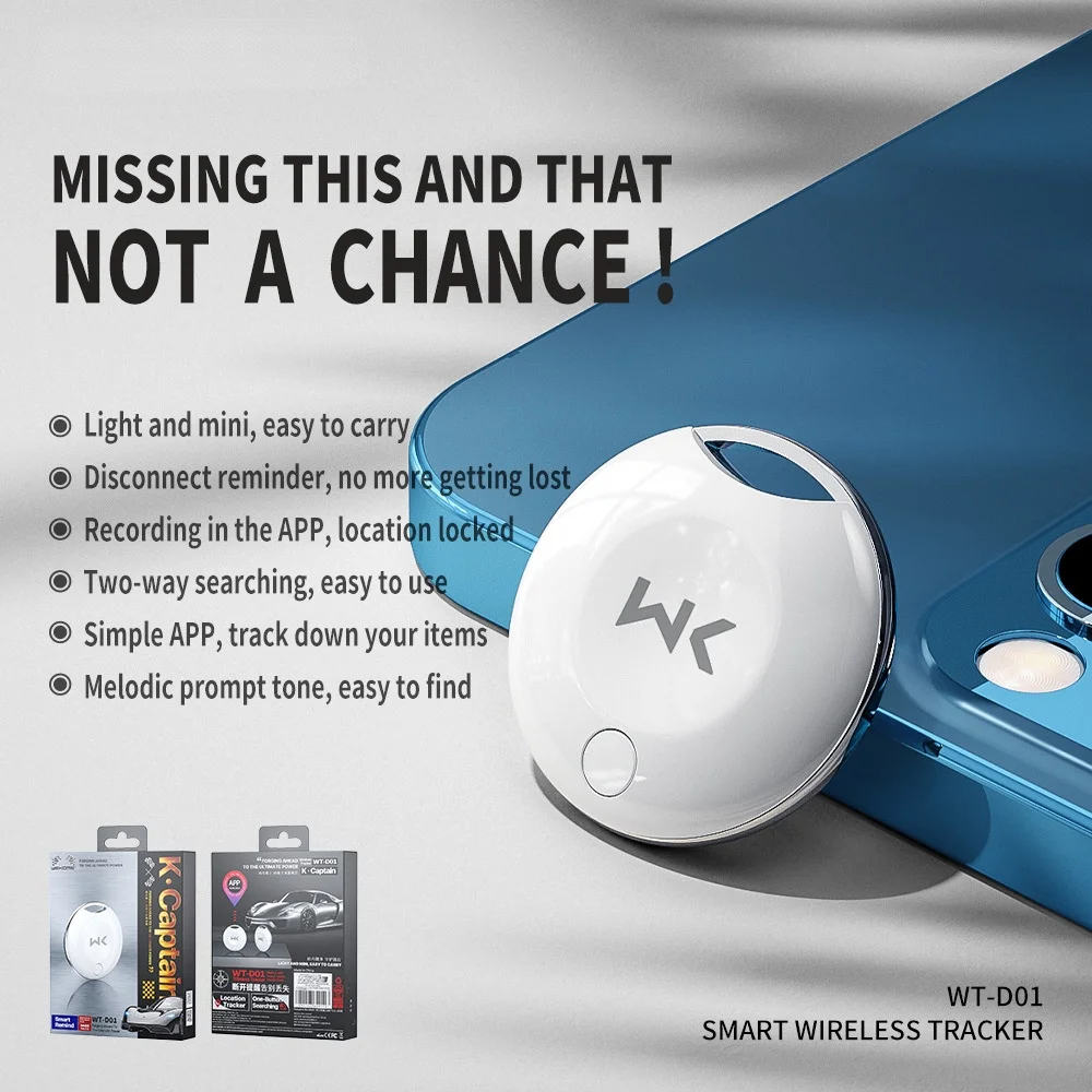 Portable and Compact Smart Bluetooth Anti-lost Device Pet Key Wallet Positioning Two-way Call Find Object Tracker Artifact
Portable and Compact Smart Bluetooth Anti-lost Device Pet Key Wallet Positioning Two-way Call Find Object Tracker Artifact