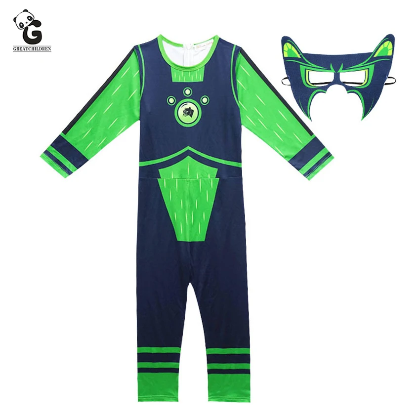 Костюм для мальчиков Wild Kratts Комбинезоны и маска 2 шт./компл. детский нарядный