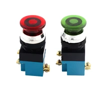 p187 on off mushroom push button switch 3800v electrical industrial switch 4 screws with light greenred la19 11j
