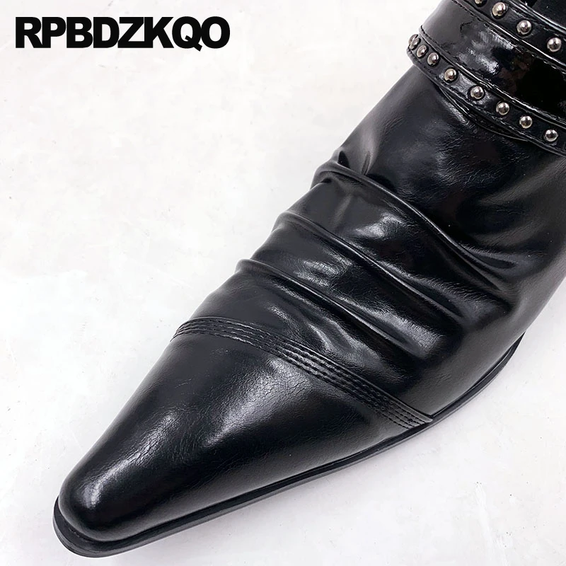 Белые летние Роскошные брендовые туфли мужские популярные новые на высоком