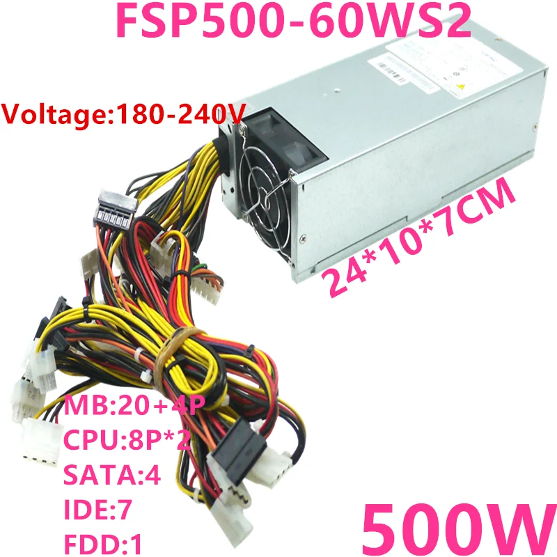 

Новый оригинальный блок питания для FSP 2U 500 Вт импульсный источник питания