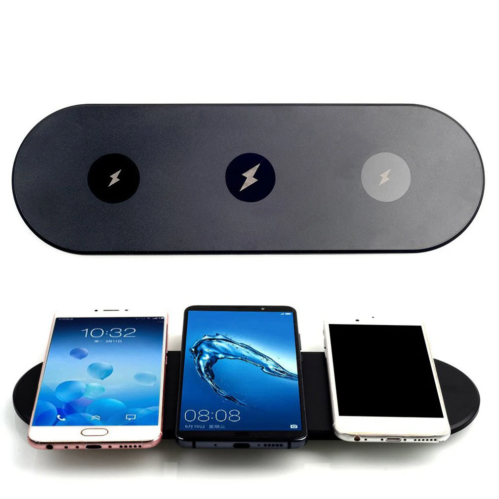 

Shared Three-in-one Wireless Charger Solution Universal And Suitable For Fast Charging 10 Watts 5 Watts 3in1 Dropshipping