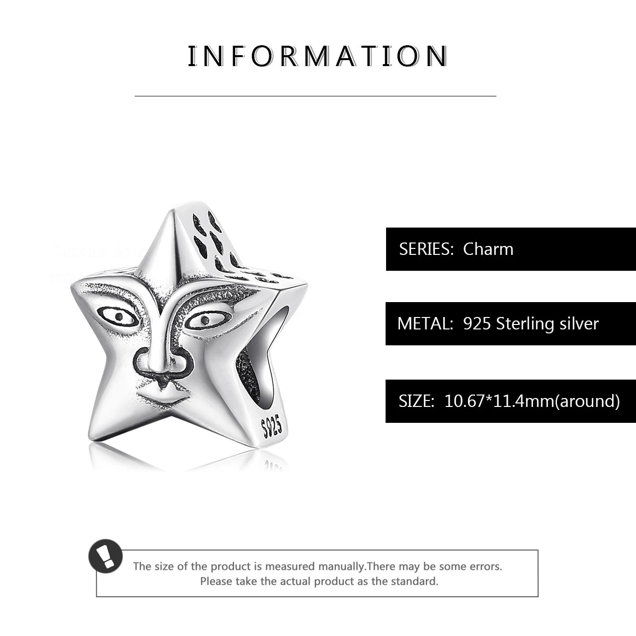 Подлинные серебряные бусины-подвески в виде звезды Бога Вселенной подходят к